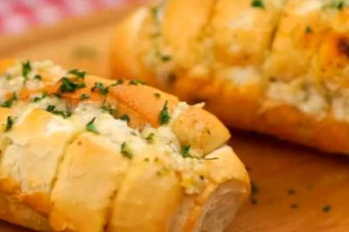 O melhor pão de alho caseiro