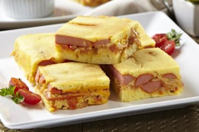 Hot dog de forno rápido